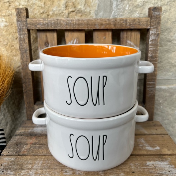 Rae Dunn Dining Rae Dunn Set Of 2 Soup Bowls With Handles Poshmark